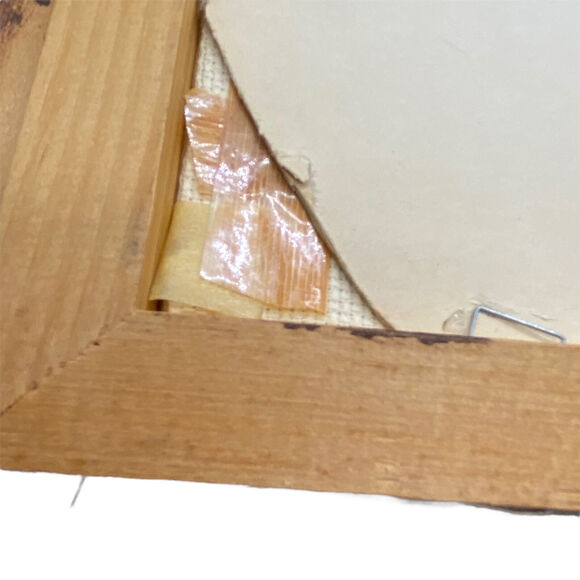 Boy And Dog Cross Stitch Vtg Handmade Multicolor Decorative Art 14"x12" - Picture 7 of 12